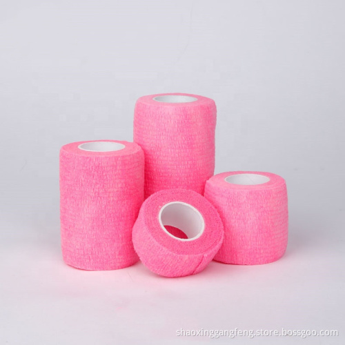 Customized non-woven self adhesive cohesive elastic bandage